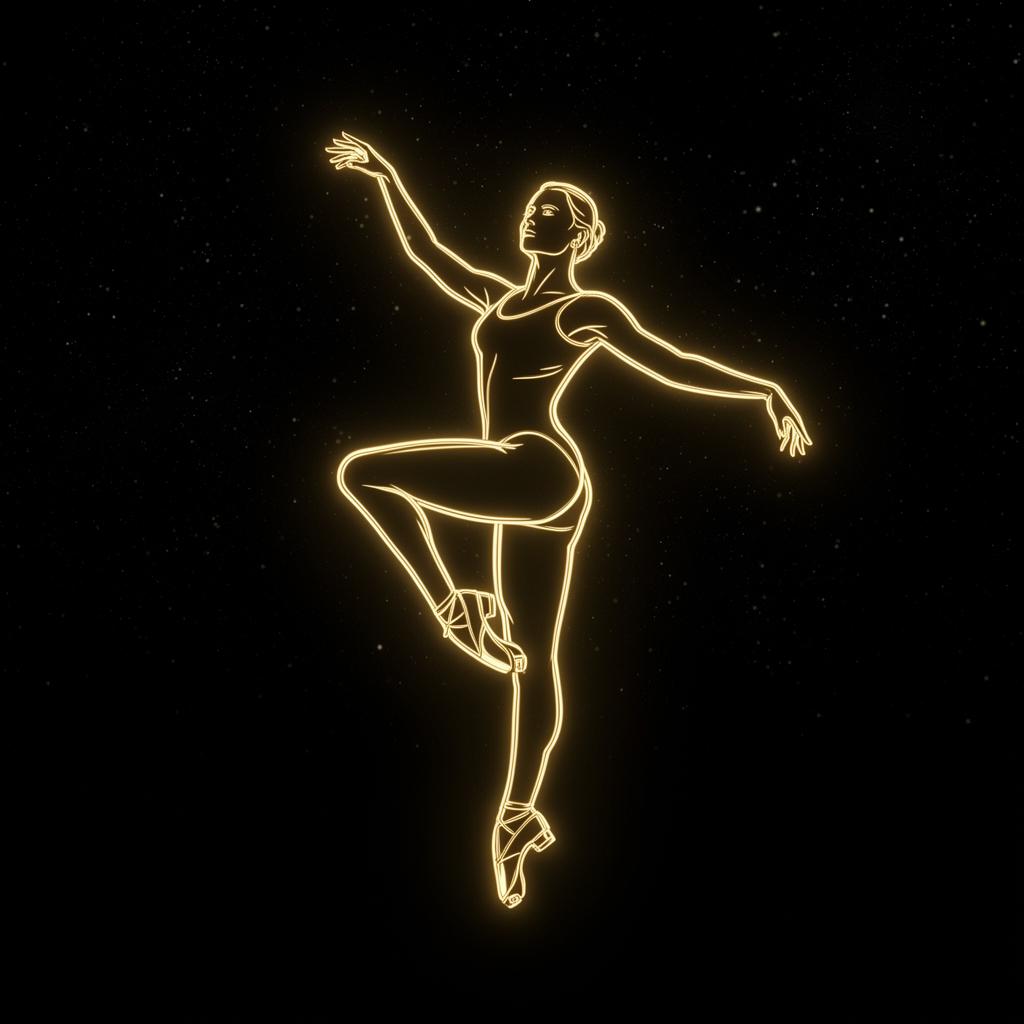 Tap neon line illustration